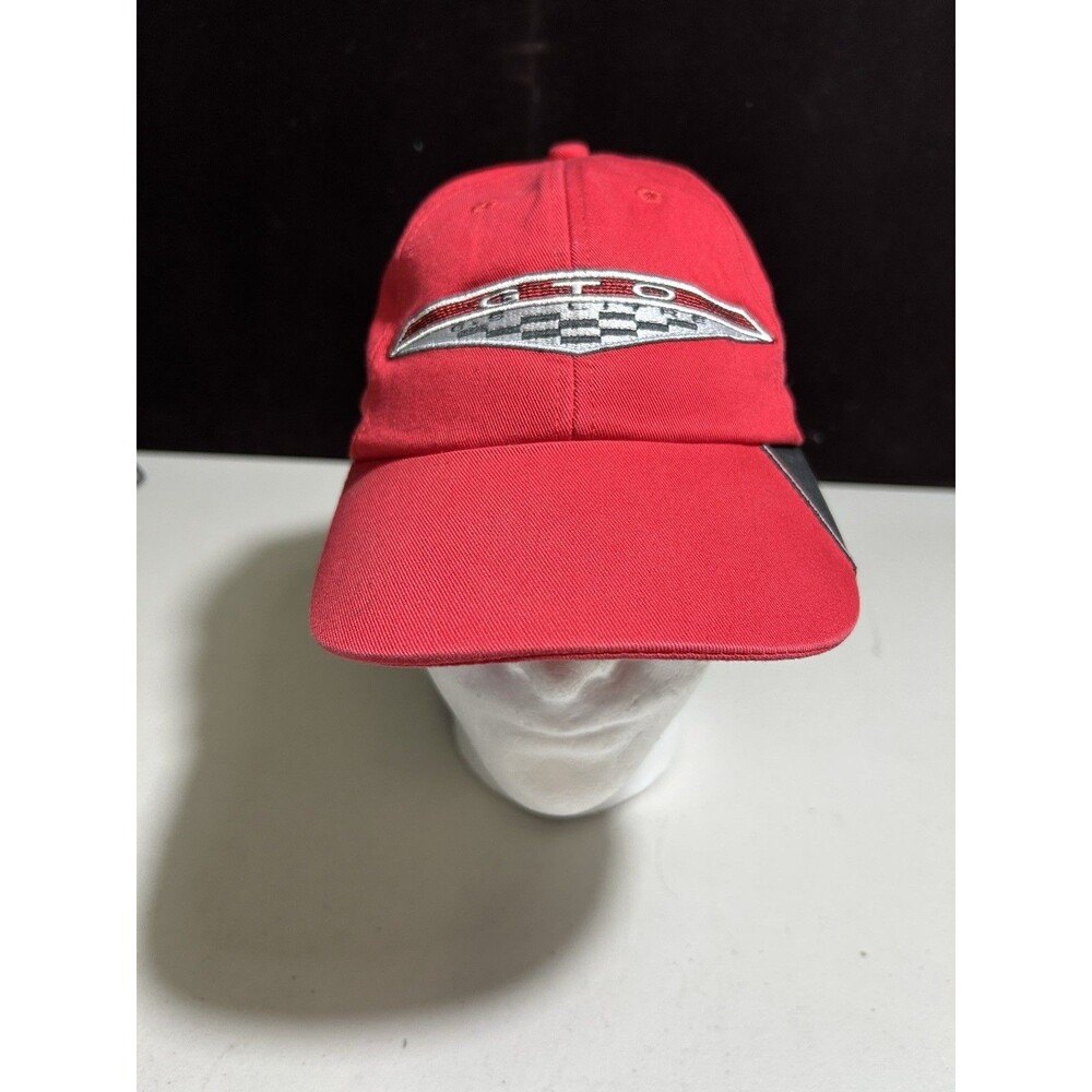 Red GTO Pontiac Patch Trucker Hat Cap Snapback Adjustable USA K-Products